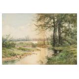 Paul Sawyier American 1865-1917 Watercolor Paper