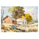 Edward Garbely 1908-1999 Watercolor on Paper
