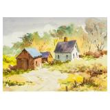 Edward Garbely 1908-1999 Amer Watercolor on Paper