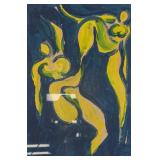 Henri Matisse (French 1869-1954) Oil on Board