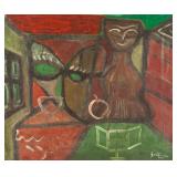 Leopald Survage (French 1879-1968) Oil on Canvas