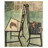 Arthur Aeschbacher (Swiss, b. 1923) OOC C. 1960