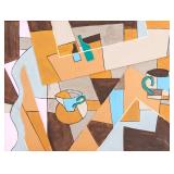 Ben OM Nicholson (British 1894-1982) Oil on Board