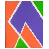 Larry Zox (American 1937-2006) Oil on Canvas