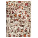 Lee Krasner (American 1908-1984) Oil on Board