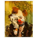 Edward Elhoff 1929-1988 US Acrylic Mixed Media