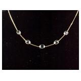 7.1ct Aquamarine Necklace CRV$2350