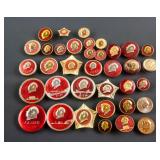 36 Assorted Chinese Chairman Mao Medals