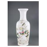 Chinese Republic Porcelain Vase Signed Liu Yucen