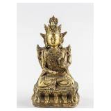 Chinese Gilt Bronze Buddha Statue
