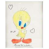 Andy Warhol American 1928-1987 Marker Ink Tweety
