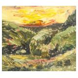 Franklin White 1892-1975 Australia Oil Landscape