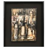 Eugenia Perez Del Toro Mexican Oil on Masonite