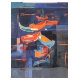 Jerzy Nowosielski (Polish 1923-2011) Oil on Board