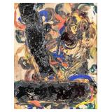 Sam Francis (American 1923-1994) Oil on Board