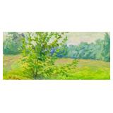 Oil on Board Landscape Signed Dubina