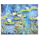 Claude Monet 1840-1926 French Pastel Water Lilies