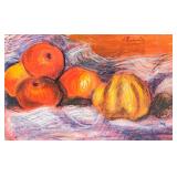 Auguste Renoir 1841-1919 French Tempera Still Life