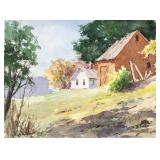 Edward Garbely 1908-1999 American WC on Paper