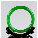 Burma Green Jadeite Bangle GIA Certificate