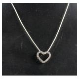 0.15ct Diamond Sterling Silver Pendant RV$800