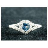 0.70ct Sapphire & 0.40ct Diamonds Ring CRV $3600