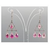 22.00ct Pink Tourmaline Earrings CRV $1900