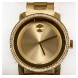Movado Bold Gold Museum Diamond Watch