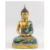 Chinese Gilt Bronze Shkyamuni Buddha Statue