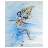 Robert Andrew Parker US b. 1927 Acrylic & Gouache