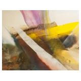 Elba Alvarez (Venezuelan, 1944) Oil & Sand 1980