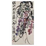Qi Baishi 1864-1957 Chinese Watercolour Scroll