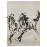 Xu Beihong 1895-1953 Chinese Ink Horses