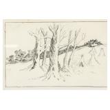 Emily Carr 1871-1945 Canada Ink Landscape ca. 1911