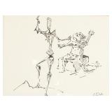 Salvador Dali (Spain 1904-1989) Ink on Paper
