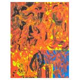 Jackson Pollock American 1912-1956 Acrylic Canvas