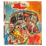 Jean-Michel Basquiat American 1960-1988 Mixed Medi