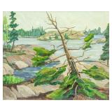 John Rosslcs Canadian Oil Landscape Dated 1965