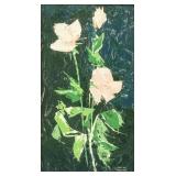 Patricia Mary Fairhead Canadian b.1927 Oil Flowers