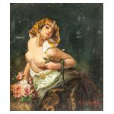 Jaroslav Bartos Czechoslovakia Oil Cleopatra