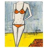 Bernard Buffet 1928-1999 French Oil Woman