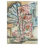 Natalia Goncharova 1881-1962 Russian Oil Abstract