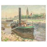 Russian Signed 20th Century Oil on Board