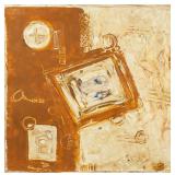 Antoni Tapies Spanish 1923-2012 Oil Abstract