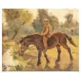 Alfred James Munnings (British, 1878-1959) OOB