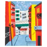 Stuart Davis 1892-1964 American Oil City Scene