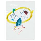 Joan Miro (Spanish 1893-1983) Watercolor on Paper