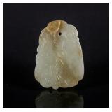18th C. Chinese Two Tone Jade Pendant
