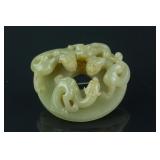 Ming Dynasty Chinese Hetian Jade Bi Disc