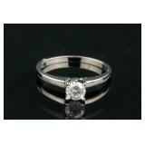 14k Gold 0.44ct Solitarie Ring CRV $2500